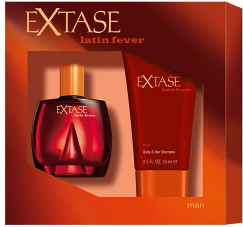 Extase LATIN FEVER MAN Geschenkset, Inhalt: Body & Hair Shampoo 75 ml + Eau de Toilette Na Preisvergleich