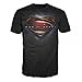 Bioworld Superman Man of Steel Black Logo Mens T-Shirt XXL