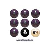 Arizona Diamondbacks MLB Licensed Billiards Ball Set of 9 (7 Team, 1 Cue,1 Eight Ball)