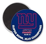 NEW YORK GIANTS XLVI Super Bowl Champion ~ 3" Refrigerator Magnet