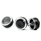 Black and Chrome Silvery Rim Car SUV Truck Sedan Coupe Hatchback Front Interior Air... by PH