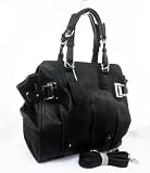 Prada Designer Inspired 2013 Tote 219 Handbag (Black)
