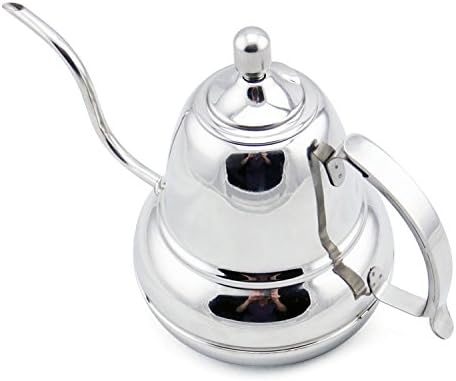 DGCoffee Stainless Steel Pour Over Kettle Coffee Hand Drip Tea Pot, Gooseneck, 1.2 Liter