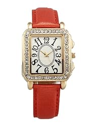 Chicos Womens Gorgeous Corail Watch (Coral/Gold)