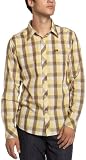 RVCA Young Men's Simon Plaid Long Sleeve Woven,Silver Bleach,X-Large