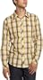 RVCA Men's Simon Plaid Long Sleeve Woven,Silver Bleach,X-Large