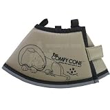 All Four Paws Comfy Cone Pet Collar, X-Small, Tan