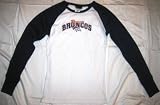 Denver Broncos Long Sleeve Thermal Women's T-shirt (Small)