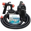 Complete Professional Deluxe Turbo Tan Airbrush HVLP Turbine Tanning System with Ocean DHA Solution Sunless Tanning Variety Sampler Pack (4 Solutions - 1 Pint Total)