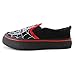 Spider-Man Boys Black Canvas Loafer Sneakers Shoes