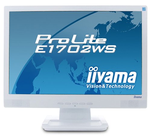 iiyama 17�^���C�h�t���f�B�X�v���C ProLite E1702WS-W1(�z���C�g) PLE1702WS-W1