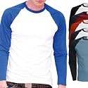 Fruit of the Loom - Kontrast Langarm-Shirt "Baseball Longsleeve T"