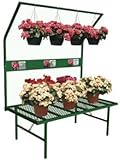 Folding Display Table table with hanging basket purlin