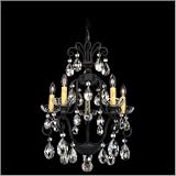 Liberte Five Light Chandelier Finish: French Gold, Crystal Color: Clear Rock
