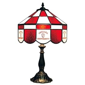 Stained Glass Table Lamp 22 Indiana University Hoosiers