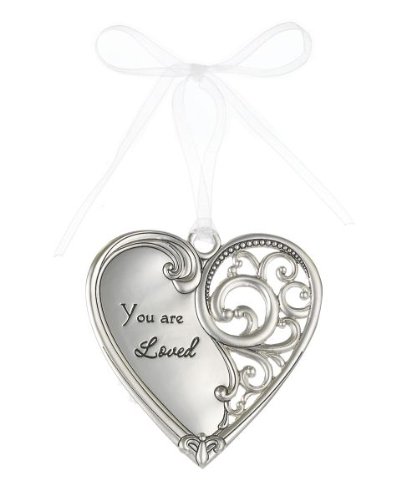 “You Are Loved” Always In My Heart Filigree Ornament “You Are Loved” Always In My Heart Filigree Ornament