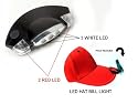 Tsunami LED Hat Bill Flash Light - Easy Clip-On New