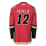 Jarome Iginla Calgary Flames Reebok Premier Replica Home NHL Hockey Jersey Size M