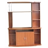 ENTERTAINMENT CENTER HONEY 54"WX71"HX18"D
