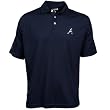 Atlanta Braves Excellence Performance Navy Polo by Antigua