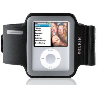 Belkin Neoprene Sports Armband for iPod nano 3G (Black/Gray)