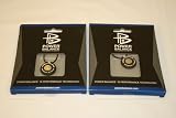 Power Balance Silicone Necklace Pendant BLACK/ White Lettering