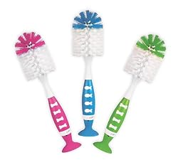 Bamboo Dog Bowl Cleaning Brush (Colors Vary)