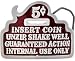 Mens Red "Insert Coin" Metal Lucky Collection Belt Buckle