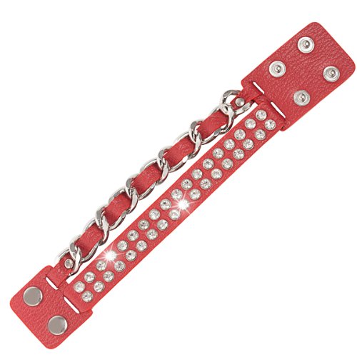 Schmuck-art Damen-Armband Troina Rot 28047 Preisvergleich