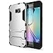 Ghostek Armadillo Shockproof Case with Kickstand Compatible with Samsung Galaxy S6 - Silver