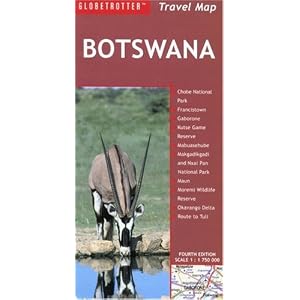 Botswana Travel Map (Globetrotter Travel Map) by Globetrotter