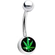 Stainless Steel Pot Logo Belly Ring