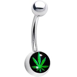 Stainless Steel Pot Logo Belly Ring
