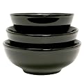 COLORcode Serving Bowls 3-pc. Set - Black Truffle (35 oz./52 oz./70 oz.)