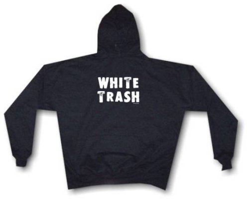 WHITE TRASH Men's Hoodie Sweat Shirt Small thru 4XL