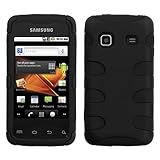 Fishbone Skin Cover for Samsung Galaxy Prevail M820, Black