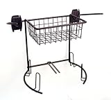 SCHULTE 7115-5010-50 Golf Rack and Basket, Granite Gray