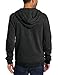 Threads 4 Thought Men's Sustainable Triblend Zip Front Hoodie, Heather Black, Large