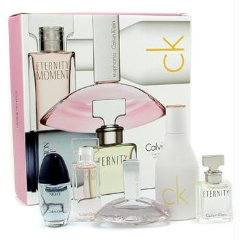CALVIN KLEIN VARIETY by Calvin Klein SET-5 PIECE WOMENS MINI VARIETY WITH OBSESSION NIGHT & ETERNITY MOMENT & EUPHORIA & CK IN2U & ETERNITY AND ALL ARE MINIS