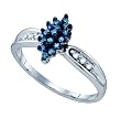 0.18CTW DIAMOND CLUSTER RING Size 7