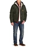 415zeZDd5YL. SL160  Carhartt Mens Sandstone Hooded Multi Pocket Jacket   Sherpa Lined   Sherpa Lined