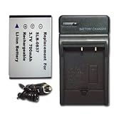 NEW 2Pcs Battery+Charger for Samsung SLB-0837