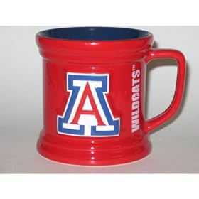 ARIZONA WILDCATS 11 oz. Team Logo Sculpted COFFEE MUG by 