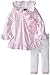 Mud Pie Baby-Girls Newborn Minky Tunic and Cable Knit Legging