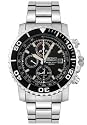 Seiko Men's Black Dial Chronograph Watch #SNA225
