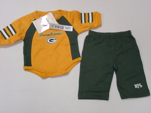 Green Bay Packers NFL Onesie 2 Piece Set