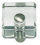 Atlas Homewares 3145-BRN 1-2/4-Inch Square Optimism Knob, Brushed Nickel