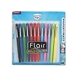 Papermate Flair Porous Point Stick Pens, Assorted Ink, Medium Point, Dozen, ST - PAP74423