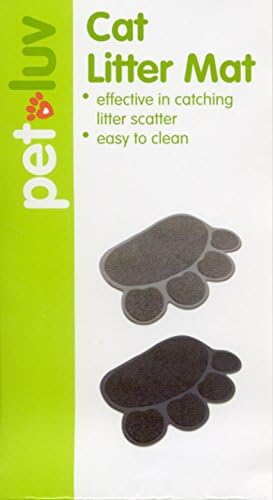 Paw Shaped Cat Litter Mat - Brown - 23.5" X 17.75"