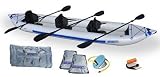 Sea Eagle 465FT 15ft Inflatable 3 Person Kayak Pro Incl Paddles + Seat